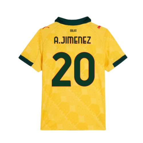 2025-2026 AC Milan Third Shirt (Kids) (A.Jimenez 20)