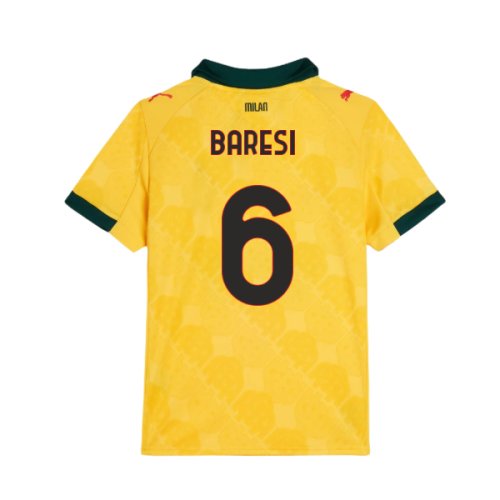 2025-2026 AC Milan Third Shirt (Kids) (Baresi 6)