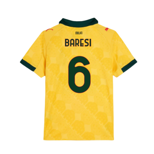2025-2026 AC Milan Third Shirt (Kids) (Baresi 6)
