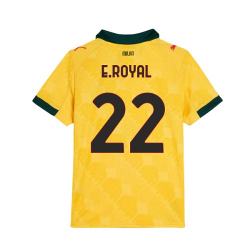 2025-2026 AC Milan Third Shirt (Kids) (E.Royal 22)