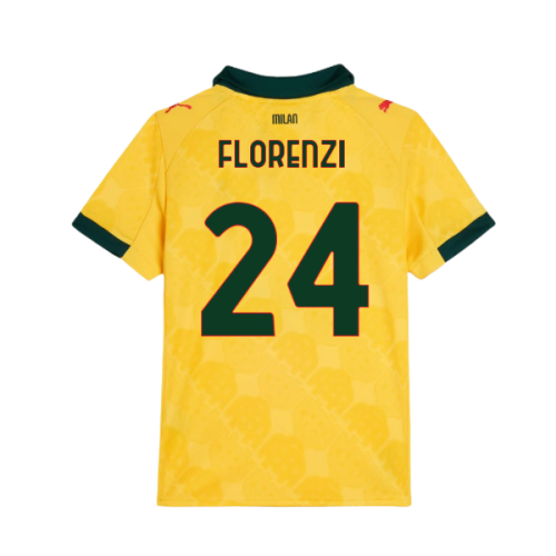 2025-2026 AC Milan Third Shirt (Kids) (Florenzi 24)