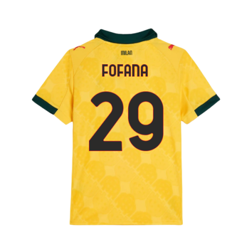 2025-2026 AC Milan Third Shirt (Kids) (Fofana 29)