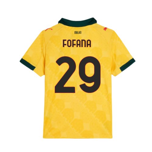 2025-2026 AC Milan Third Shirt (Kids) (Fofana 29)