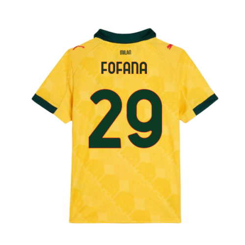2025-2026 AC Milan Third Shirt (Kids) (Fofana 29)