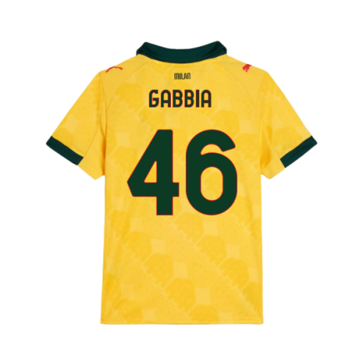 2025-2026 AC Milan Third Shirt (Kids) (Gabbia 46)