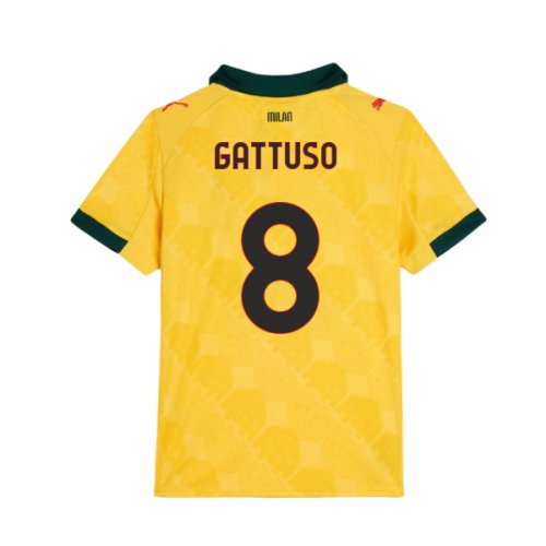 2025-2026 AC Milan Third Shirt (Kids) (Gattuso 8)