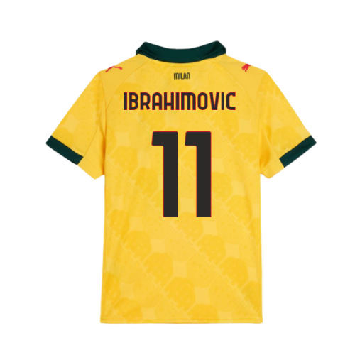 2025-2026 AC Milan Third Shirt (Kids) (Ibrahimovic 11)
