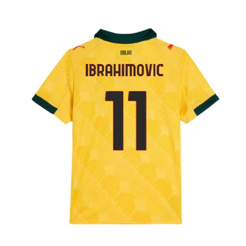 2025-2026 AC Milan Third Shirt (Kids) (Ibrahimovic 11)