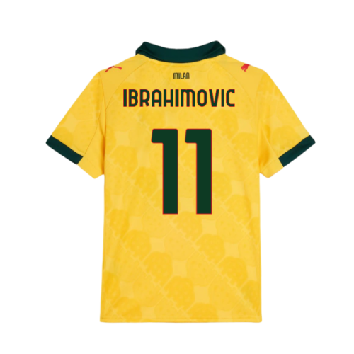 2025-2026 AC Milan Third Shirt (Kids) (Ibrahimovic 11)