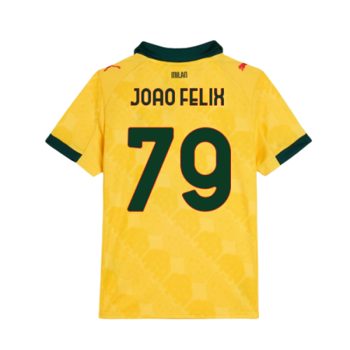 2025-2026 AC Milan Third Shirt (Kids) (Joao Felix 79)
