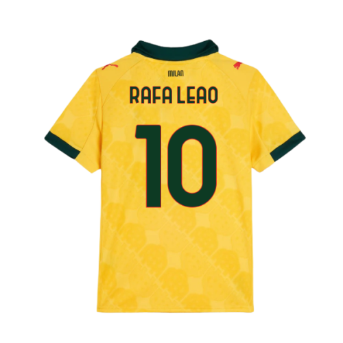 2025-2026 AC Milan Third Shirt (Kids) (Rafa Leao 10)