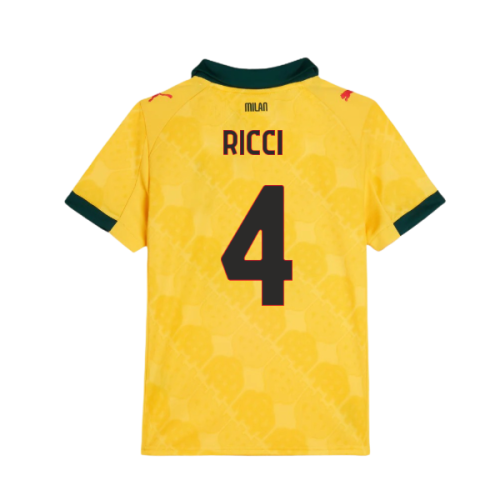 2025-2026 AC Milan Third Shirt (Kids) (Ricci 4)
