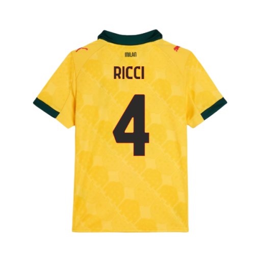 2025-2026 AC Milan Third Shirt (Kids) (Ricci 4)