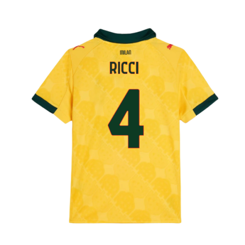 2025-2026 AC Milan Third Shirt (Kids) (Ricci 4)