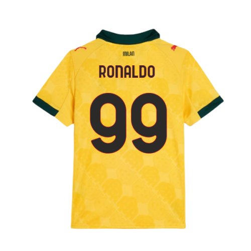 2025-2026 AC Milan Third Shirt (Kids) (Ronaldo 99)