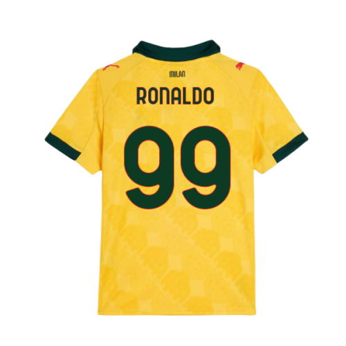 2025-2026 AC Milan Third Shirt (Kids) (Ronaldo 99)