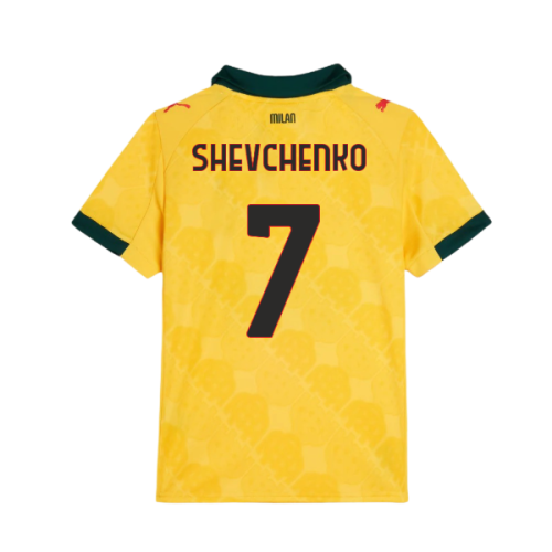 2025-2026 AC Milan Third Shirt (Kids) (Shevchenko 7)