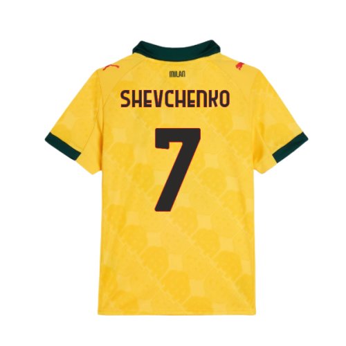 2025-2026 AC Milan Third Shirt (Kids) (Shevchenko 7)