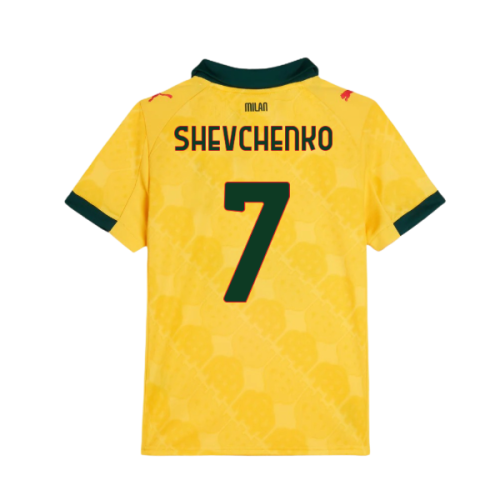 2025-2026 AC Milan Third Shirt (Kids) (Shevchenko 7)