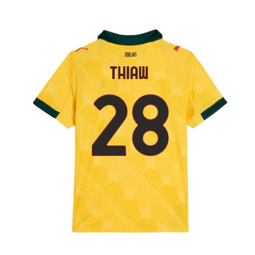 2025-2026 AC Milan Third Shirt (Kids) (Thiaw 28)