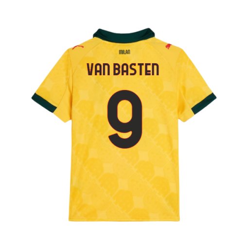 2025-2026 AC Milan Third Shirt (Kids) (Van Basten 9)