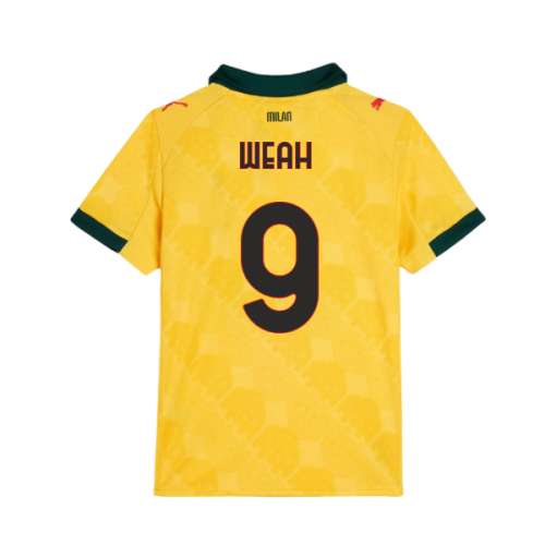 2025-2026 AC Milan Third Shirt (Kids) (Weah 9)