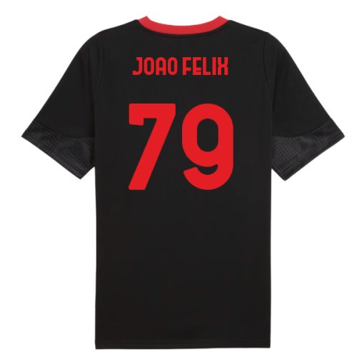2025-2026 AC Milan Training Jersey (Black) (Joao Felix 79)
