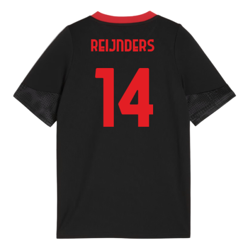 2025-2026 AC Milan Training Jersey (Black) - Kids (Reijnders 14)