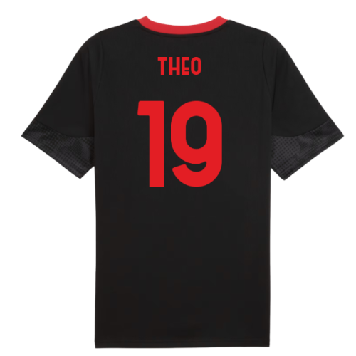 2025-2026 AC Milan Training Jersey (Black) (Theo 19)
