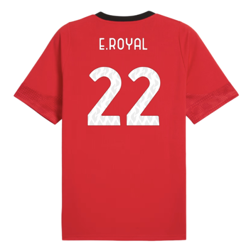 2025-2026 AC Milan Training Jersey (Red) (E.Royal 22)