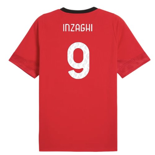 2025-2026 AC Milan Training Jersey (Red) (Inzaghi 9)