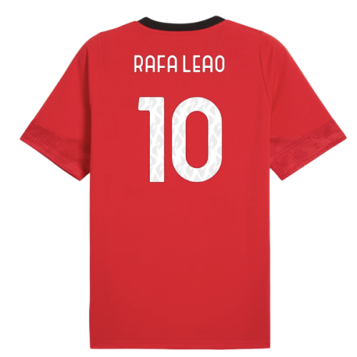 2025-2026 AC Milan Training Jersey (Red) (Rafa Leao 10)