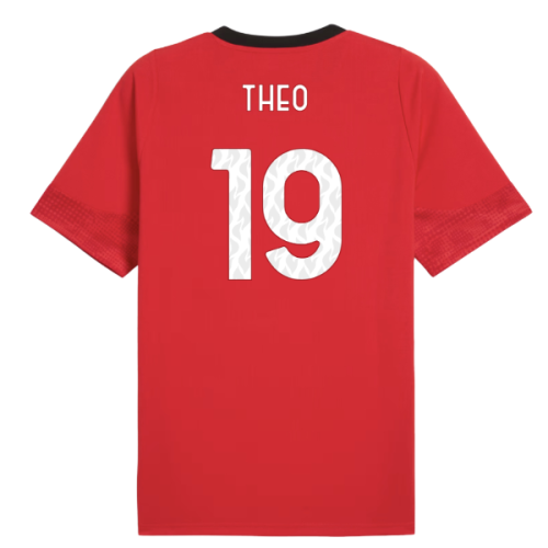 2025-2026 AC Milan Training Jersey (Red) (Theo 19)