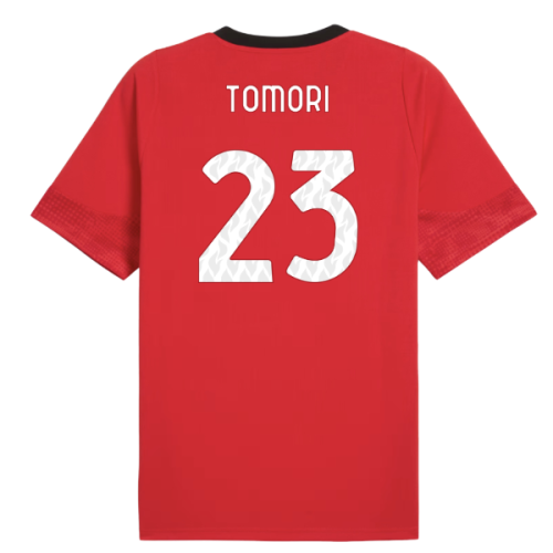 2025-2026 AC Milan Training Jersey (Red) (Tomori 23)