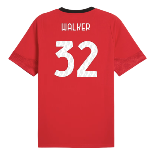 2025-2026 AC Milan Training Jersey (Red) (Walker 32)