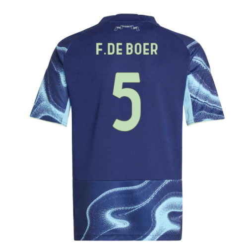 2025-2026 Ajax Away Shirt (Kids) (F.De Boer 5)