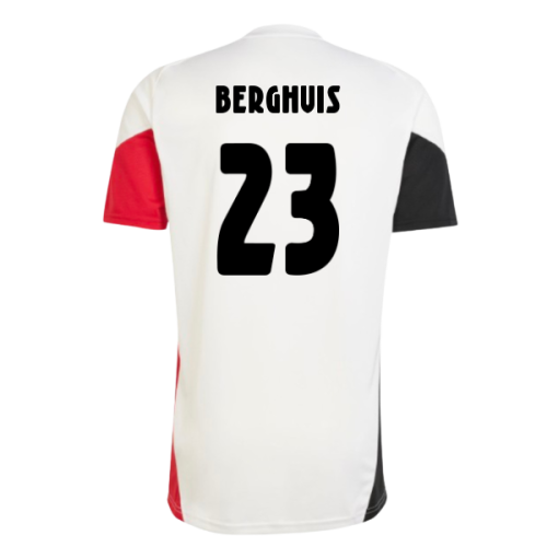 2025-2026 Ajax Training Shirt (White) (Berghuis 23)