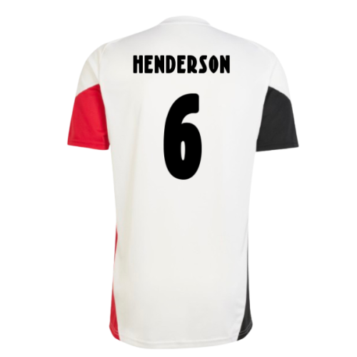 2025-2026 Ajax Training Shirt (White) (Henderson 6)