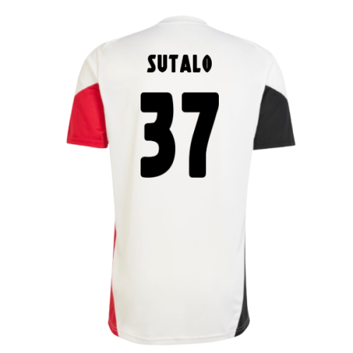 2025-2026 Ajax Training Shirt (White) (Sutalo 37)
