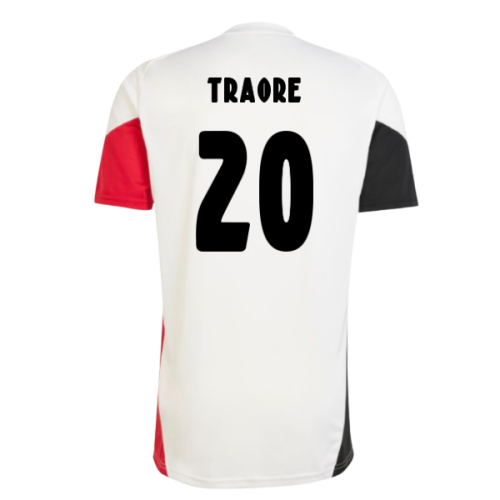 2025-2026 Ajax Training Shirt (White) (Traore 20)