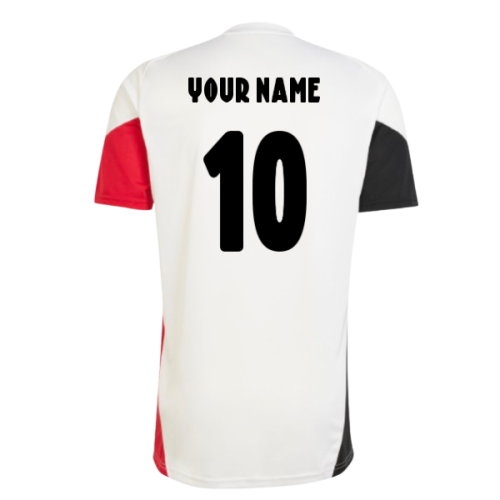 2025-2026 Ajax Training Shirt (White) (Your Name)