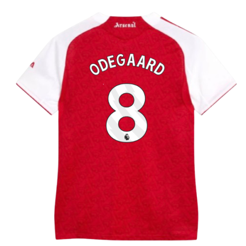 2025-2026 Arsenal Authentic Home Shirt (Womens) (Odegaard 8)