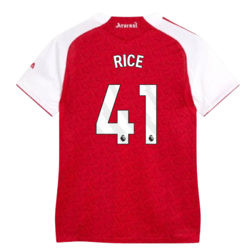 2025-2026 Arsenal Authentic Home Shirt (Womens) (Rice 41)