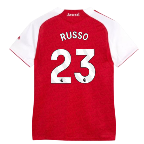 2025-2026 Arsenal Authentic Home Shirt (Womens) (Russo 23)