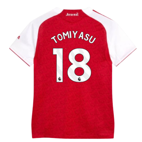2025-2026 Arsenal Authentic Home Shirt (Womens) (Tomiyasu 18)