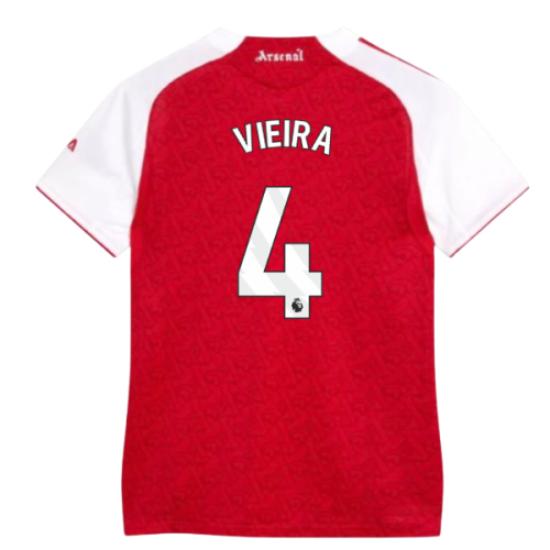 2025-2026 Arsenal Authentic Home Shirt (Womens) (Vieira 4)