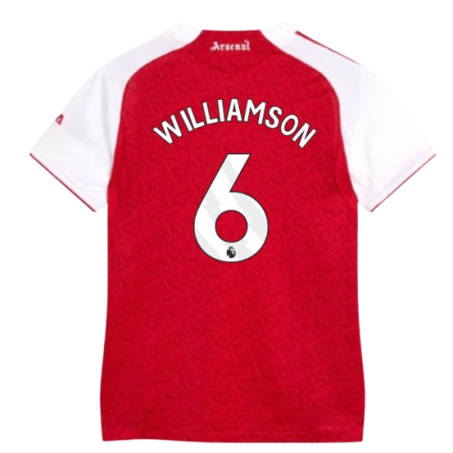 2025-2026 Arsenal Authentic Home Shirt (Womens) (Williamson 6)