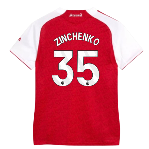 2025-2026 Arsenal Authentic Home Shirt (Womens) (Zinchenko 35)