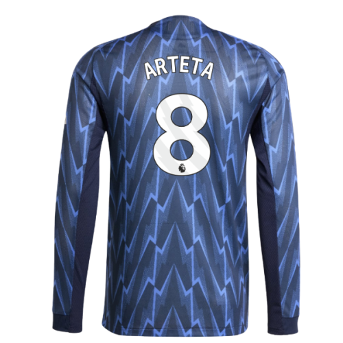 2025-2026 Arsenal Authentic Long Sleeve Away Shirt (Arteta 8)