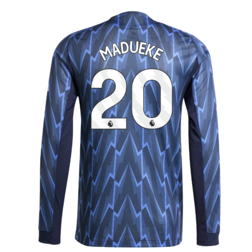2025-2026 Arsenal Authentic Long Sleeve Away Shirt (Madueke 20)